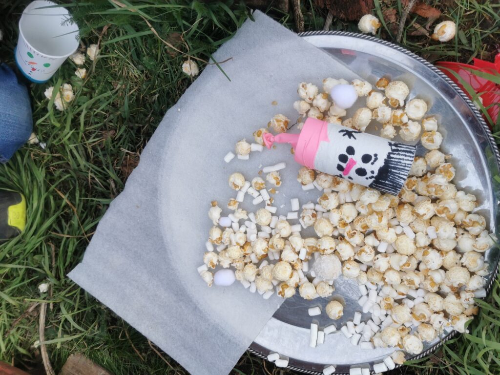 snowman shooter popcorn